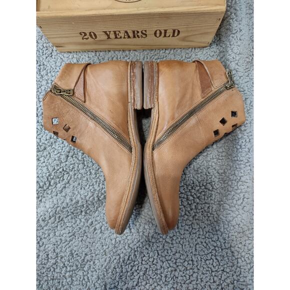 A.S.98 boots Sundance sz 9 /40 tan Italian leather msrp$498 - Picture 2 of 8
